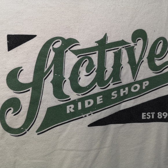 Active Ride Shop Men's Graphic T-Shirt Cream Size XL Short Sleeve Cotton - Picture 3 of 7